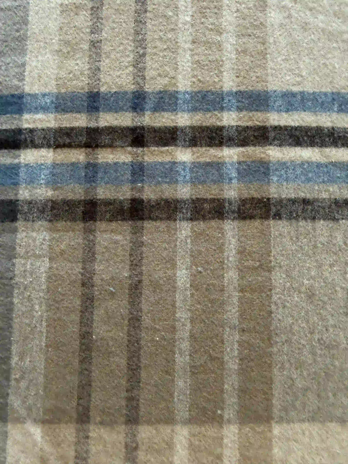 Copripiumino flanella tinta in filo Tartan parure
