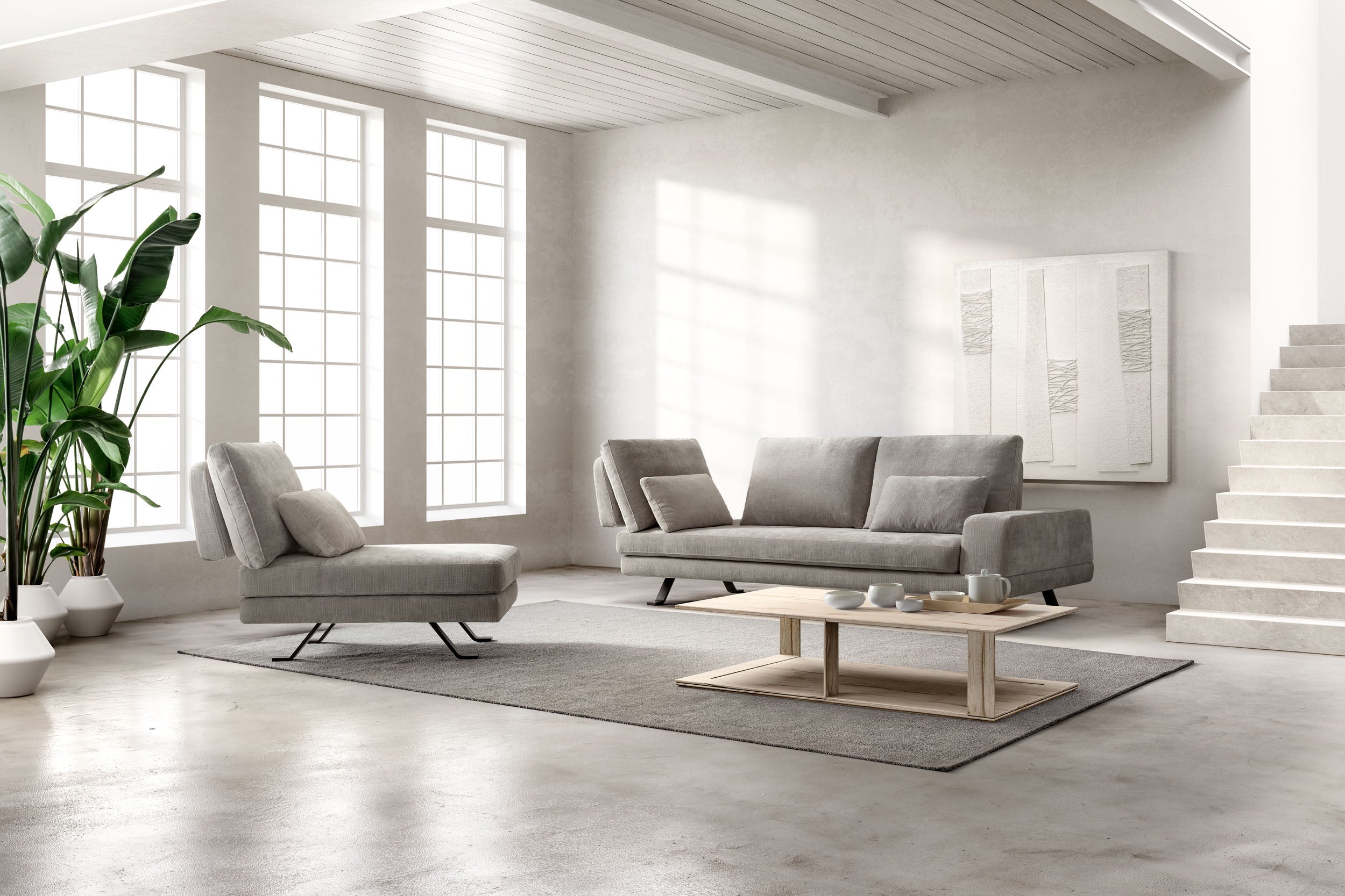 Divano moderno di design Meddy