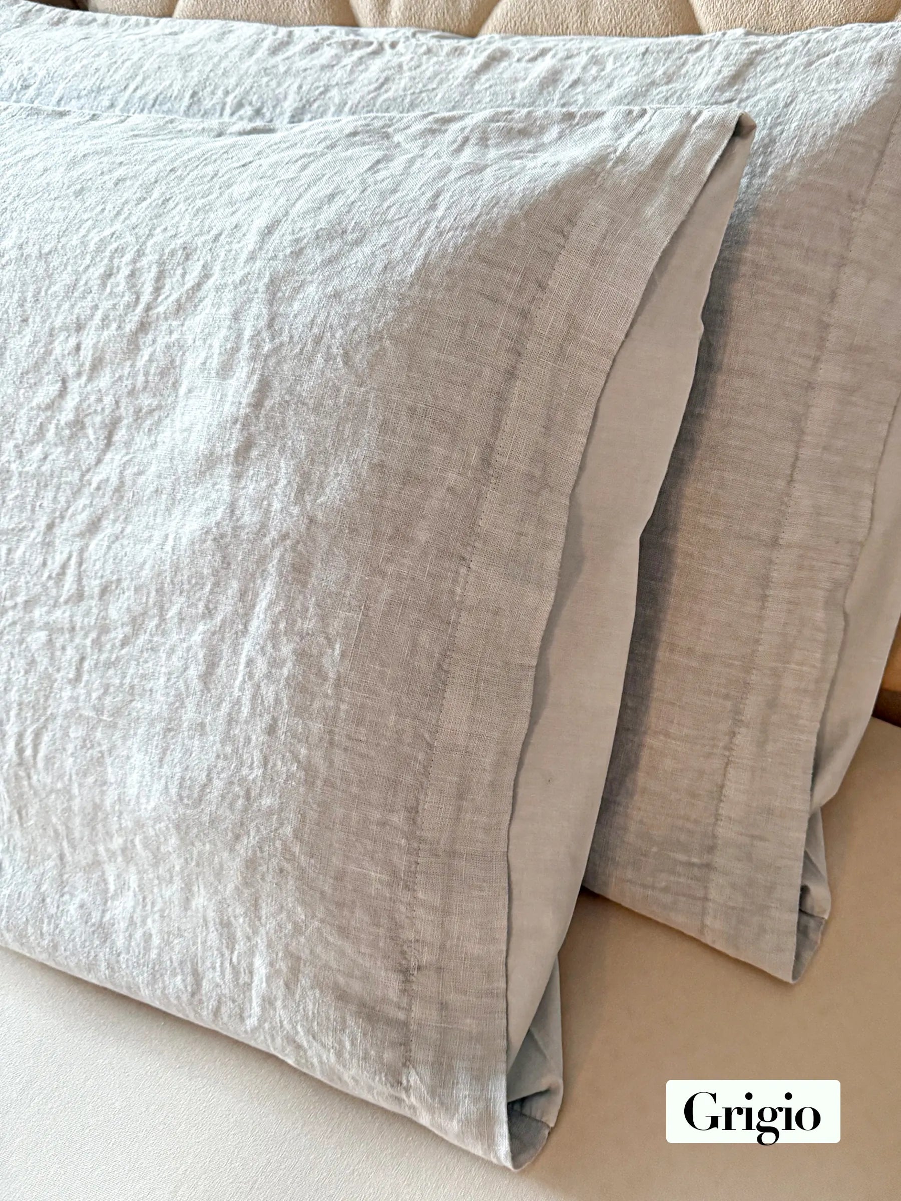 Copripiumino Elegance Lino/Cotone No stiro parure