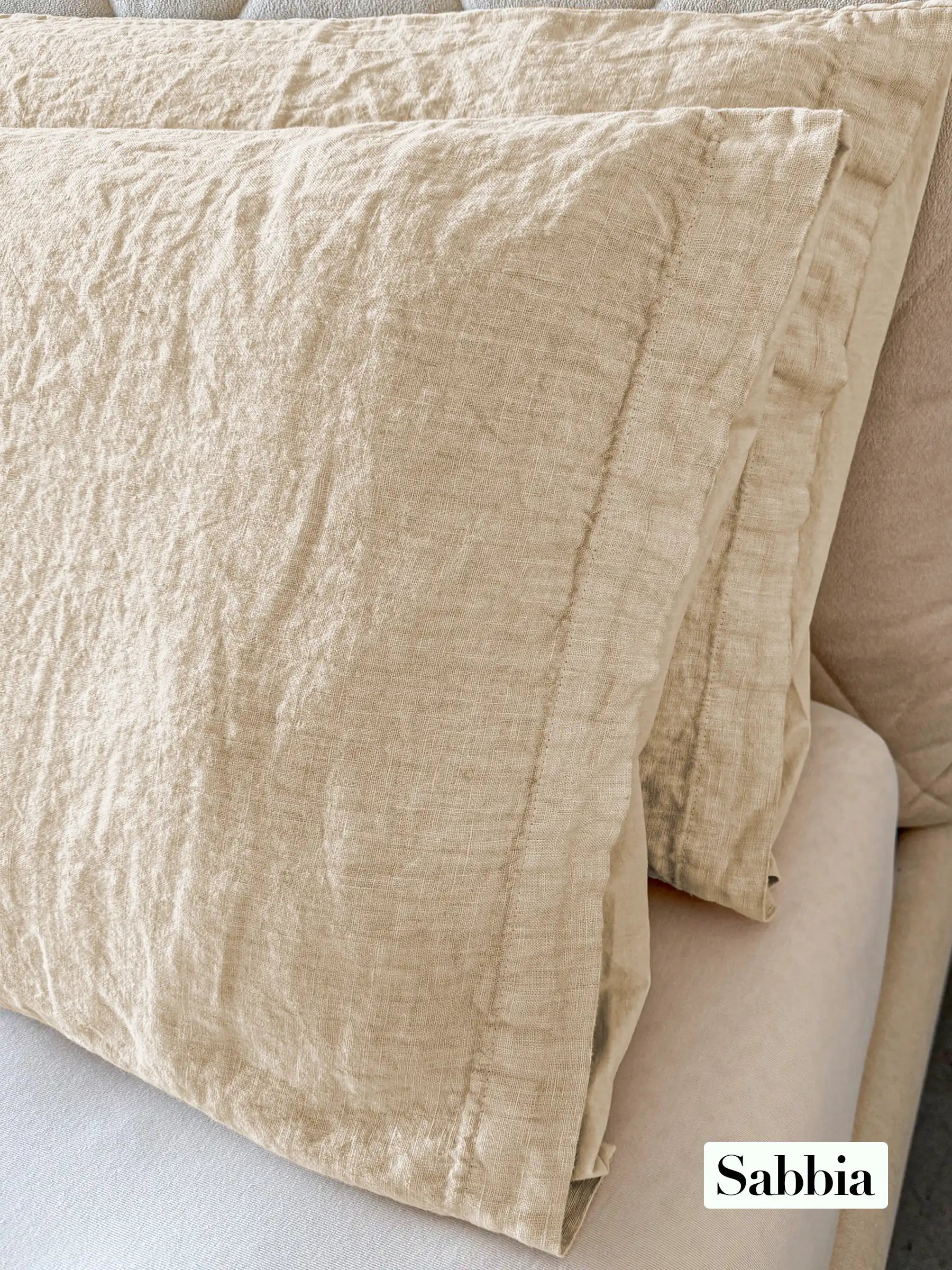 Copripiumino Elegance Lino/Cotone No stiro parure