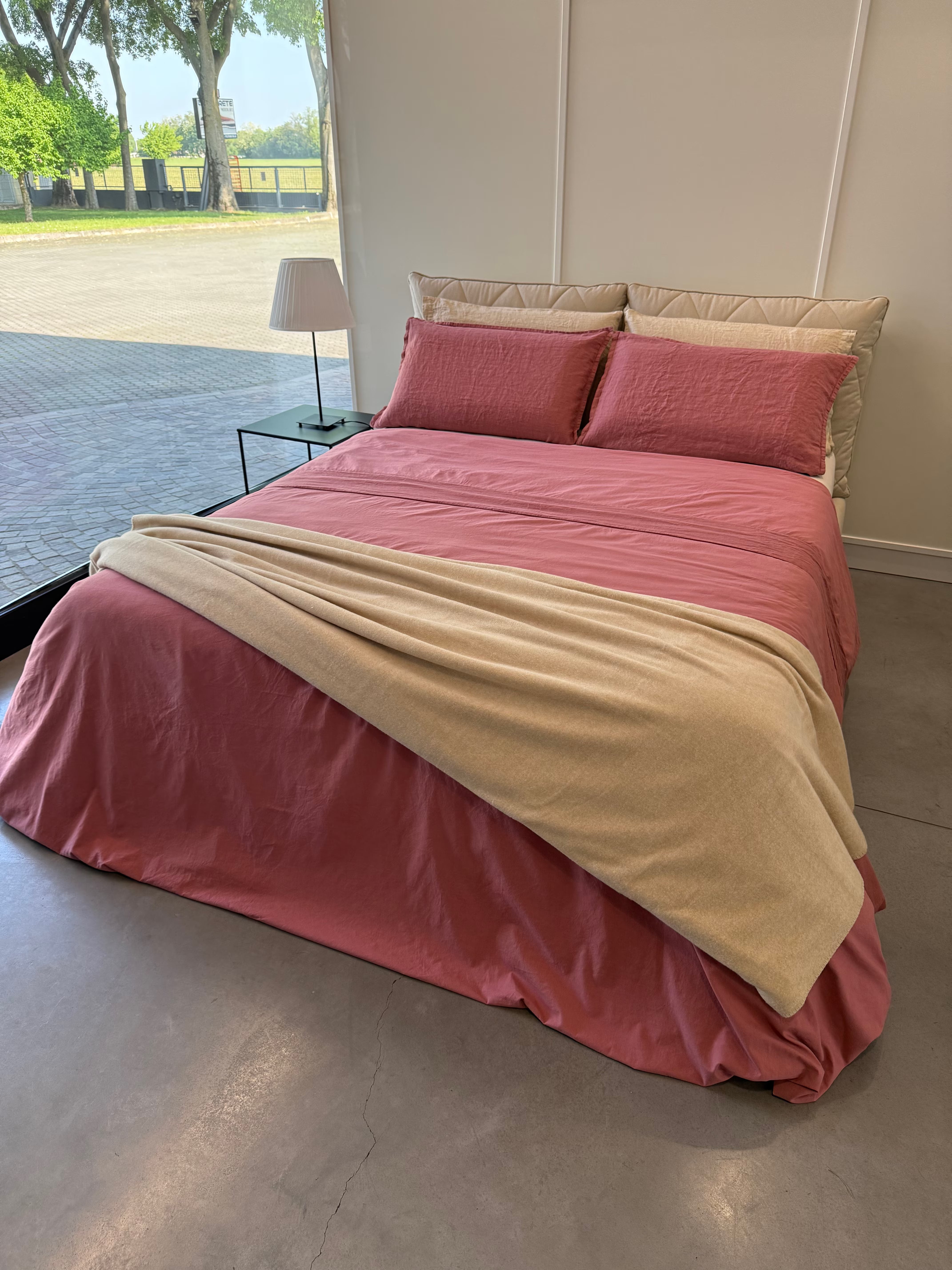 Copripiumino Elegance Lino/Cotone No stiro parure