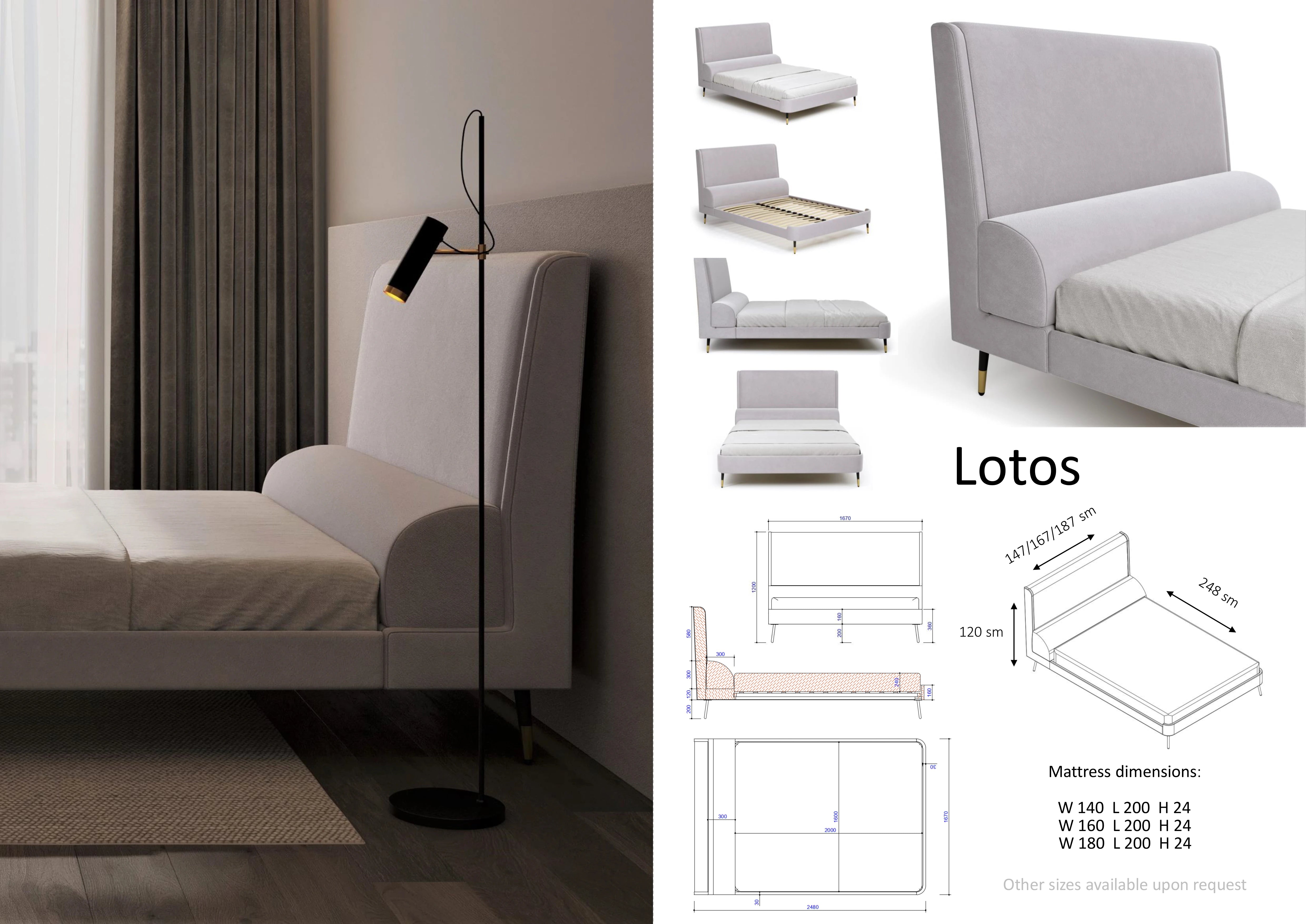 Lotos Bed