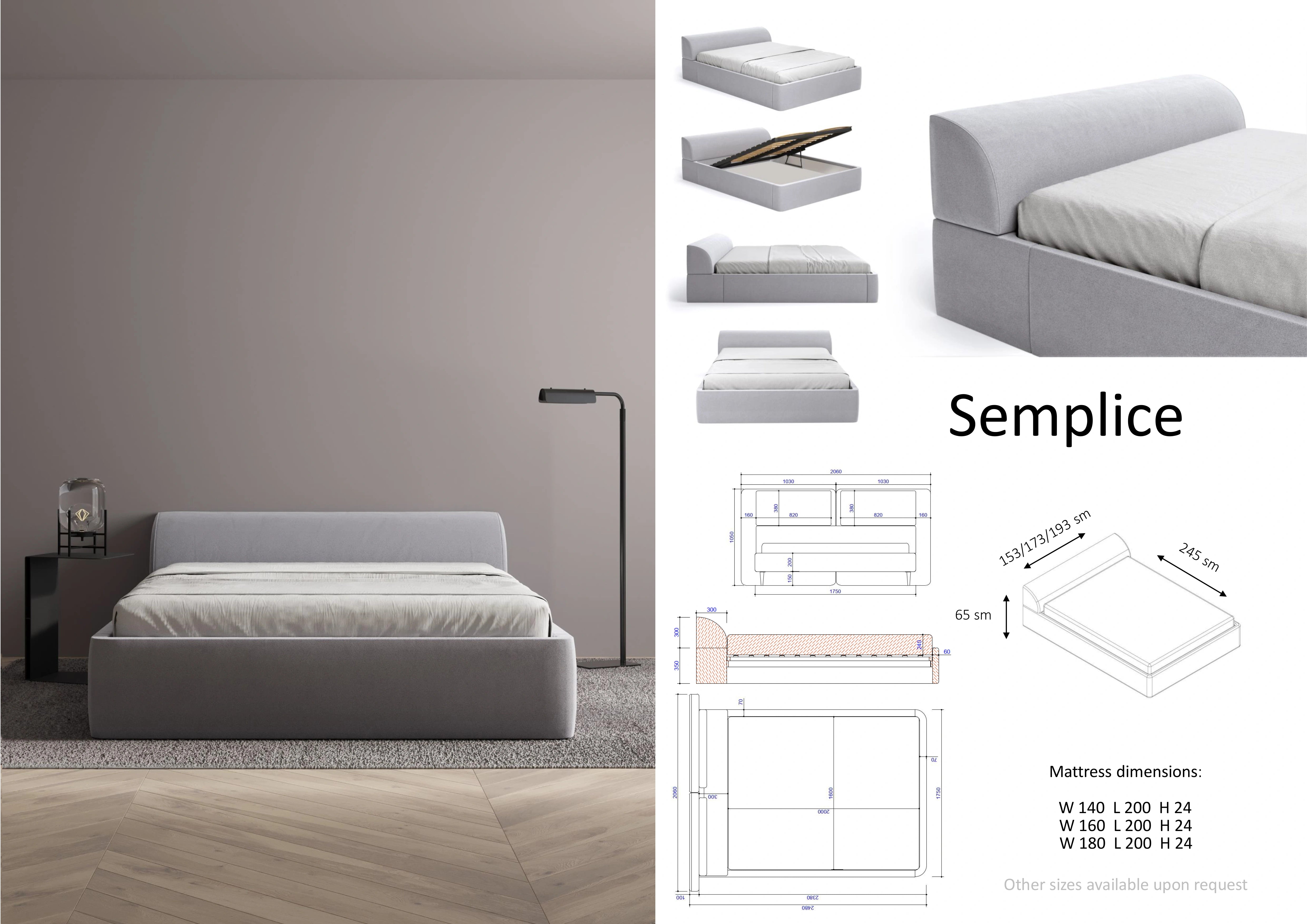 Semplice Bed