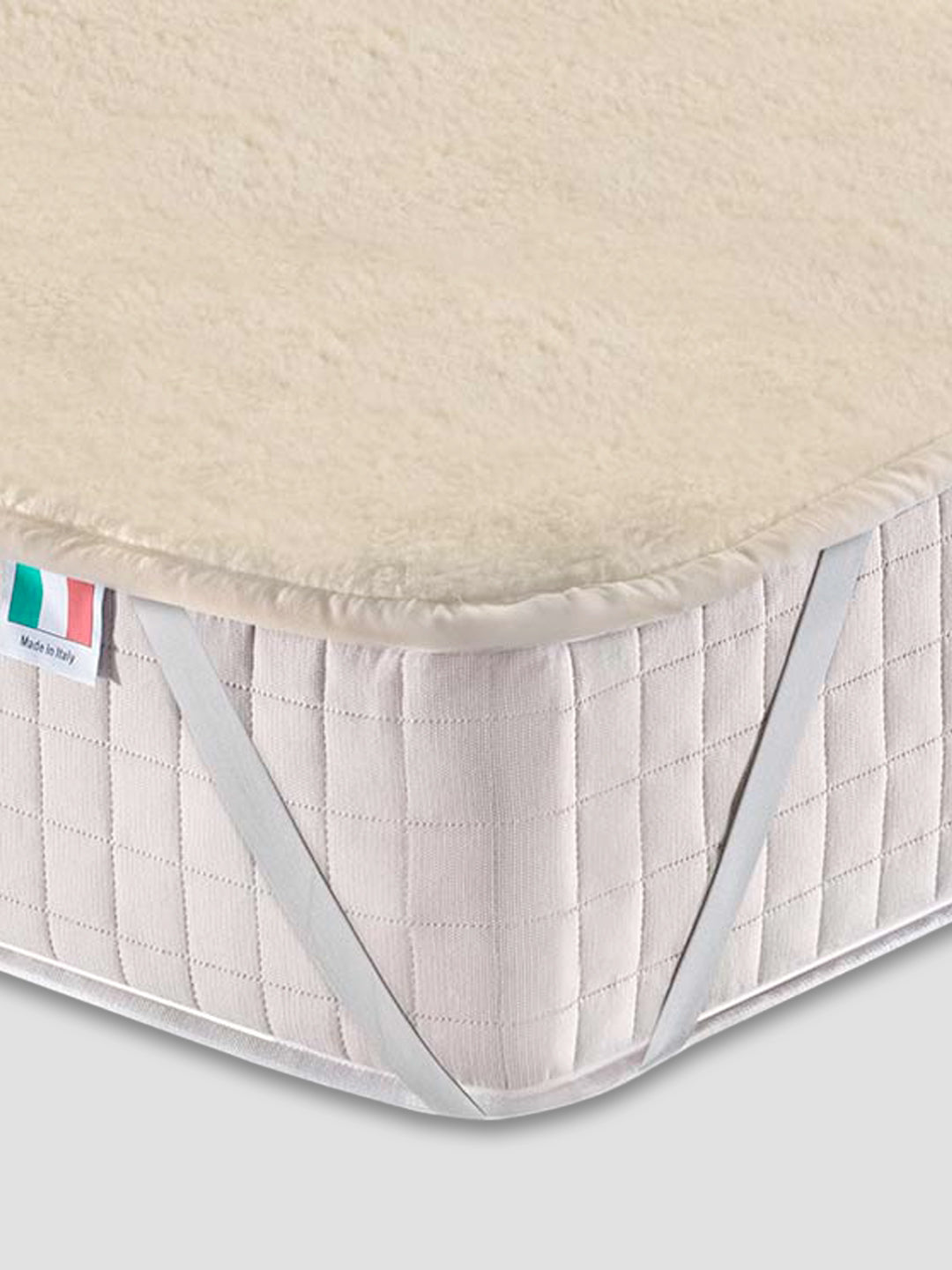 Coprimaterasso lana Merinos agnellato - topper