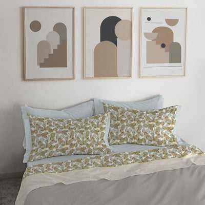 Completo letto in flanella fantasia bolle