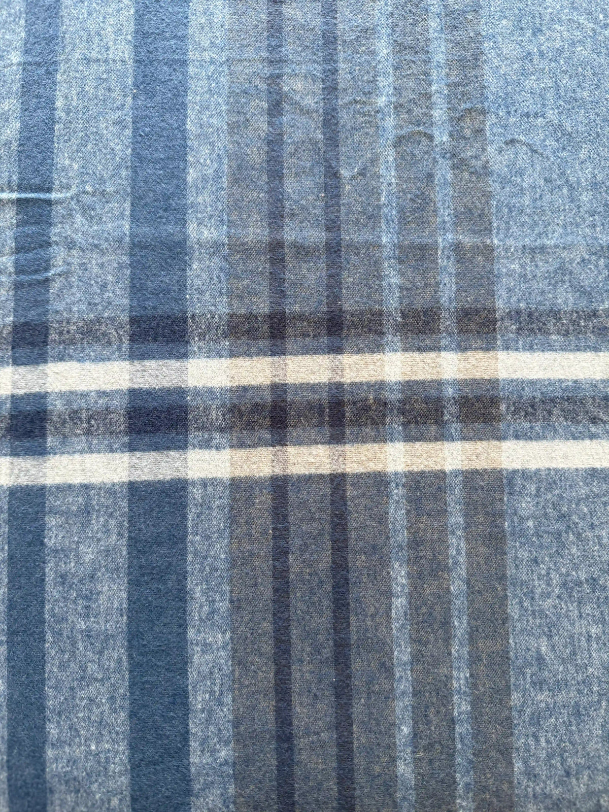 Copripiumino flanella tinta in filo Tartan parure
