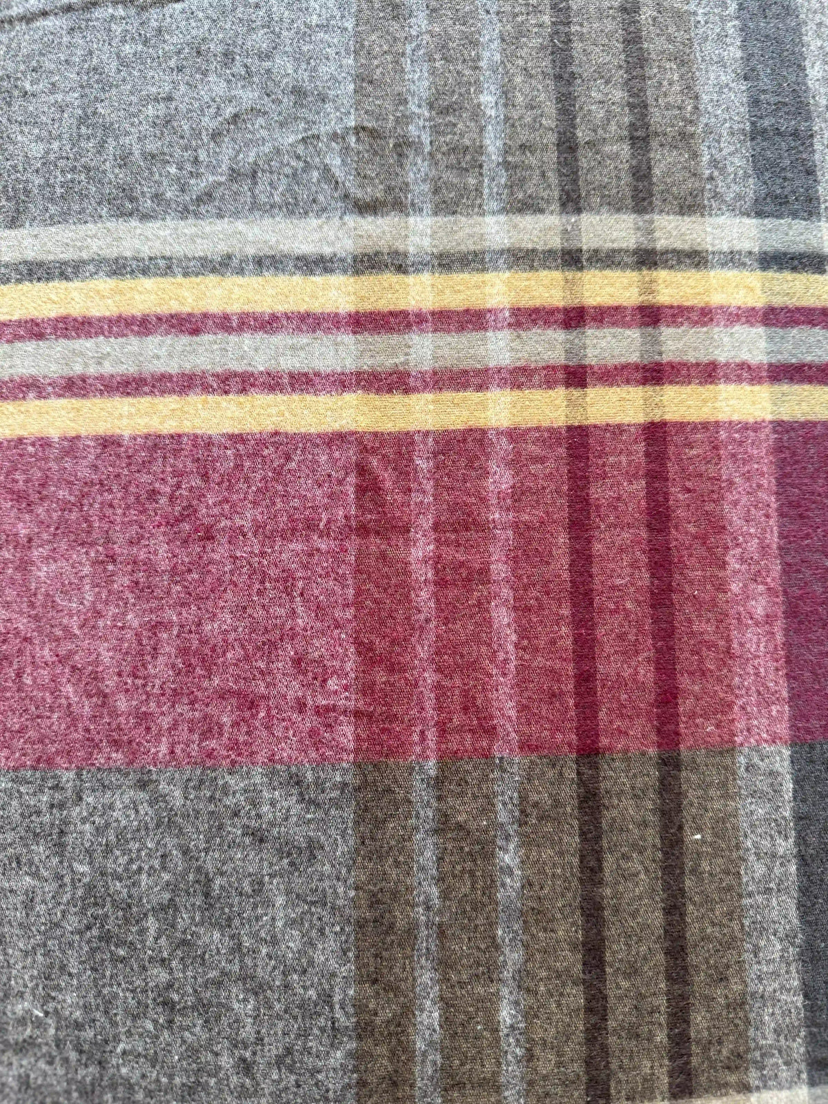Copripiumino flanella tinta in filo Tartan parure