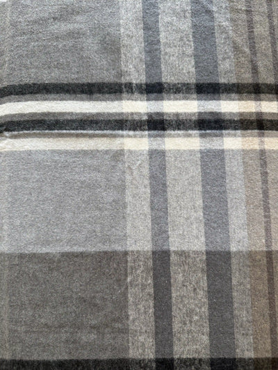 Copripiumino flanella tinta in filo Tartan parure