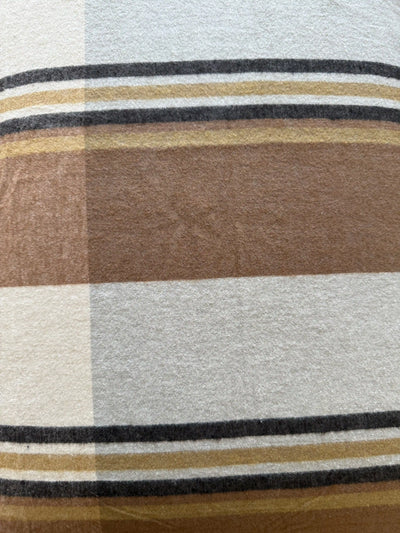 Copripiumino flanella tinta in filo Tartan parure
