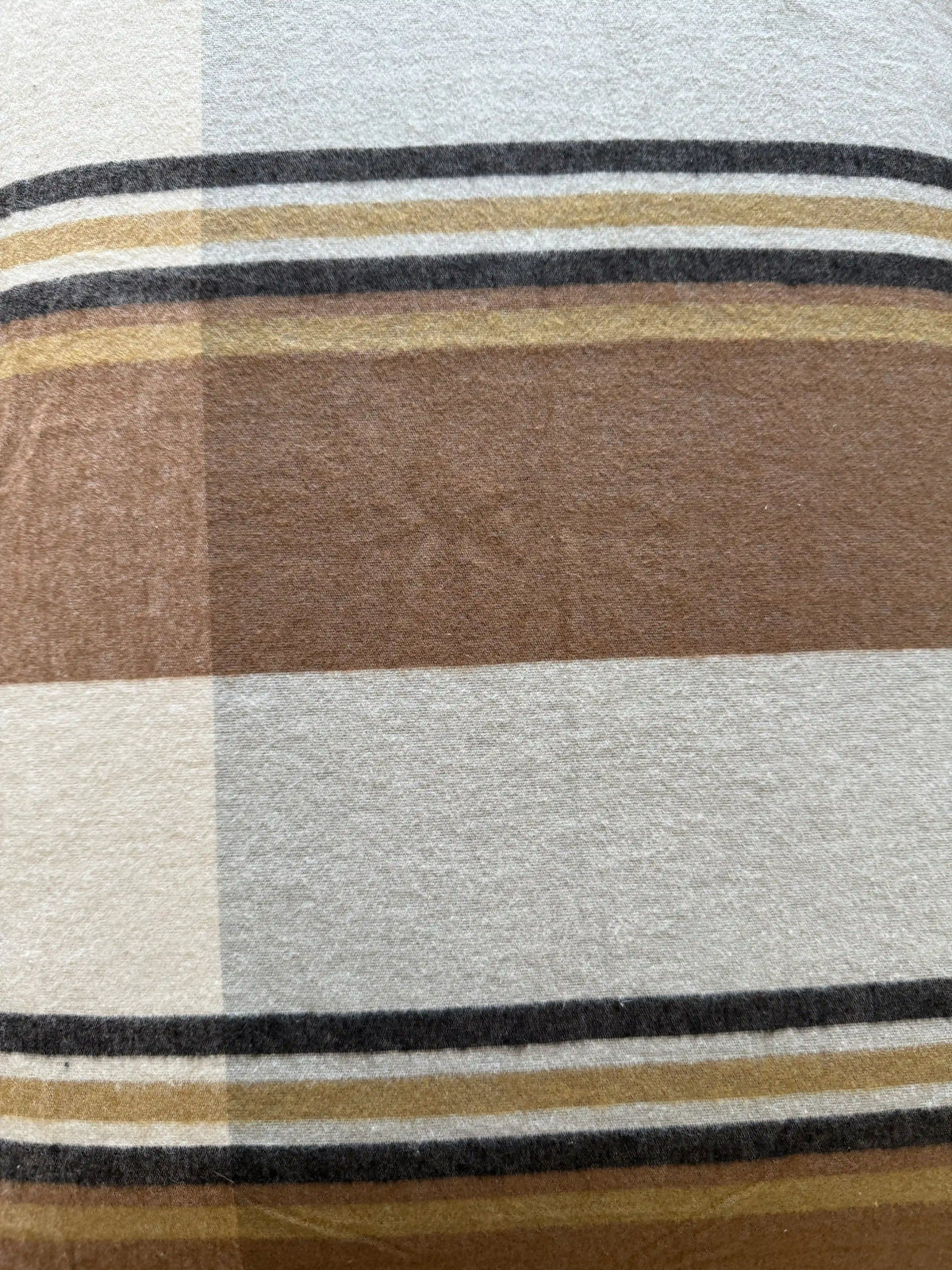 Copripiumino flanella tinta in filo Tartan parure