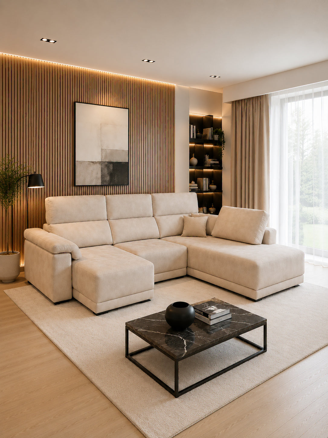 Divano Cuore estraibile Beige