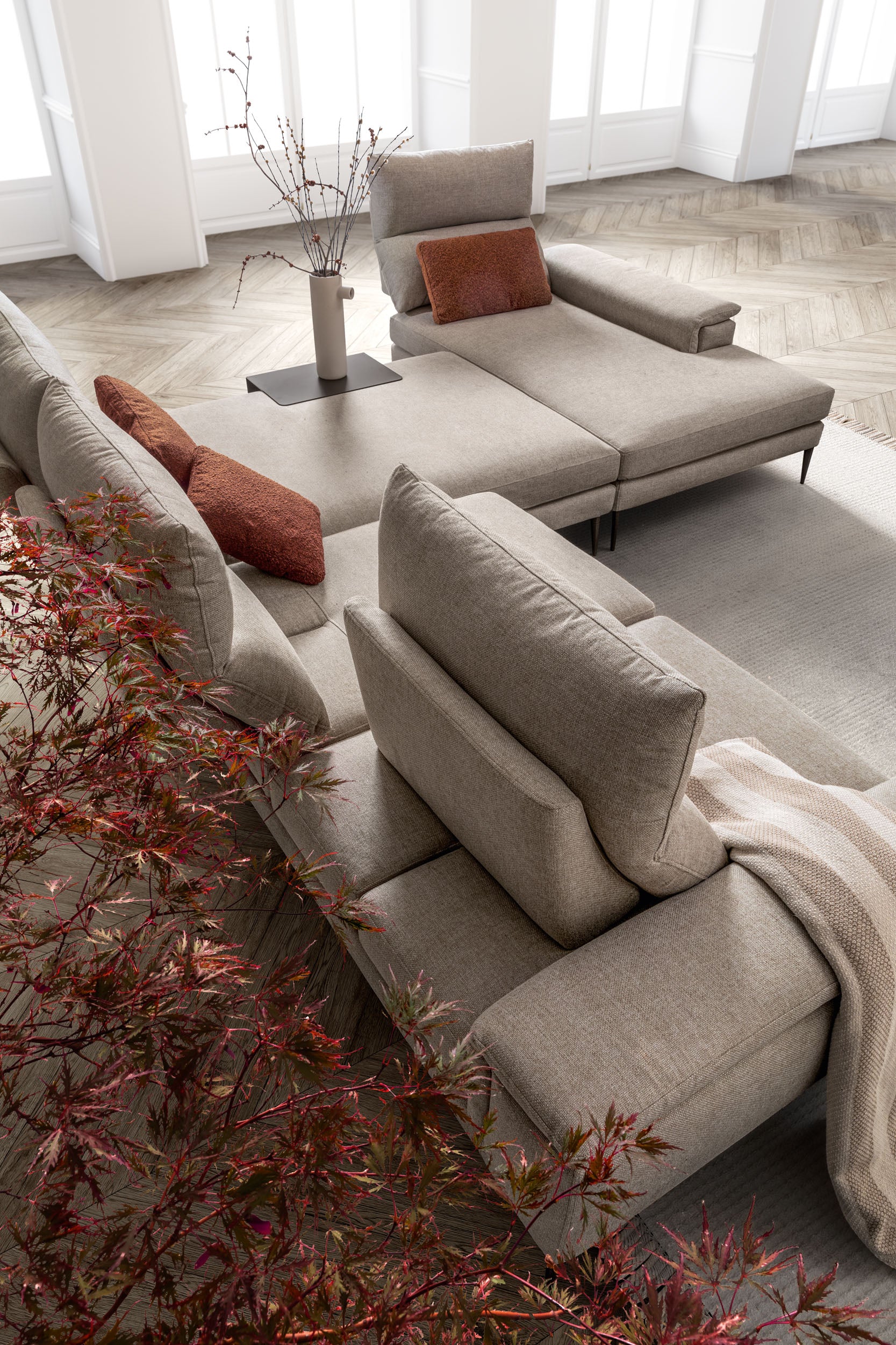 Divano moderno di design Asso