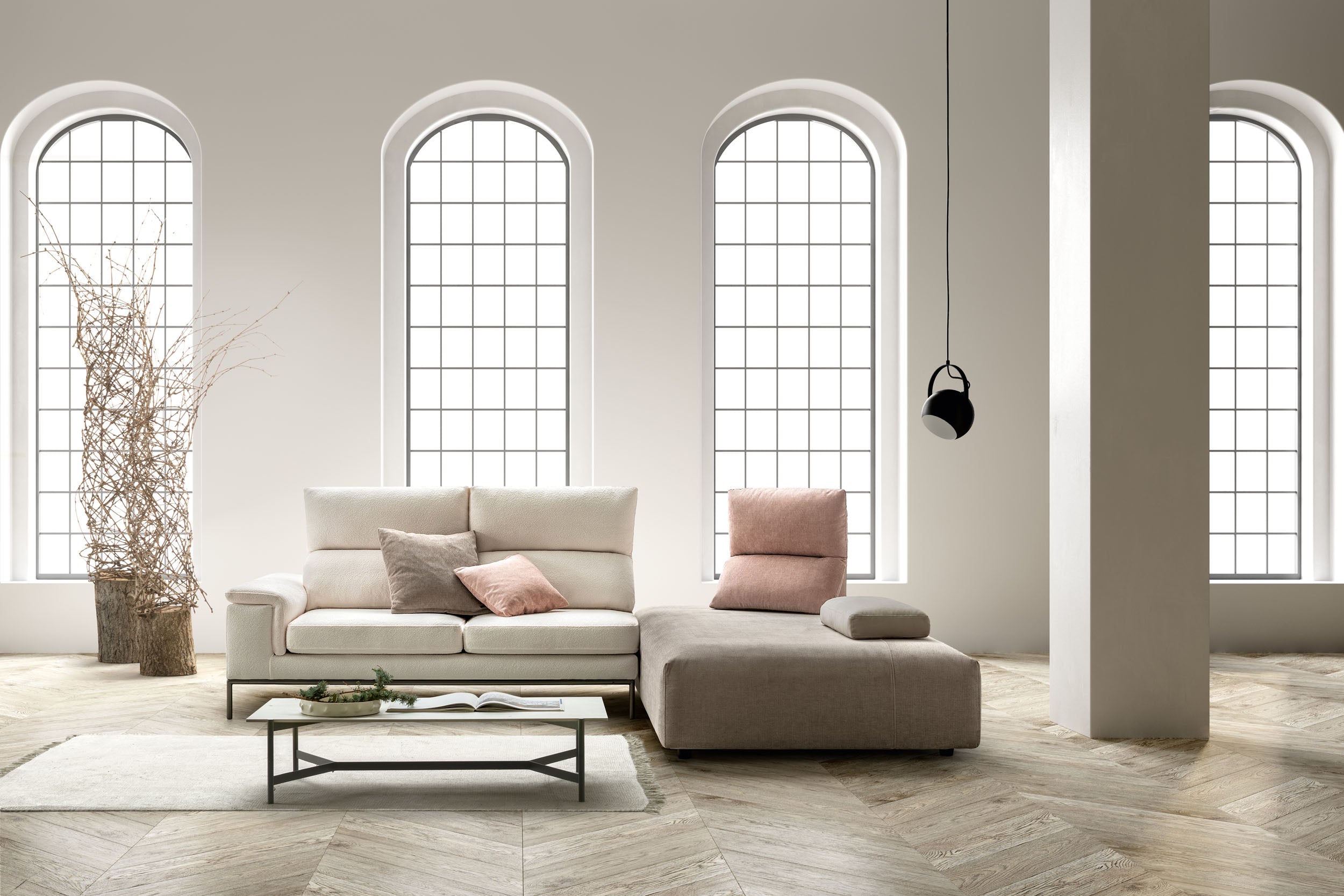 Divano moderno di design Asso