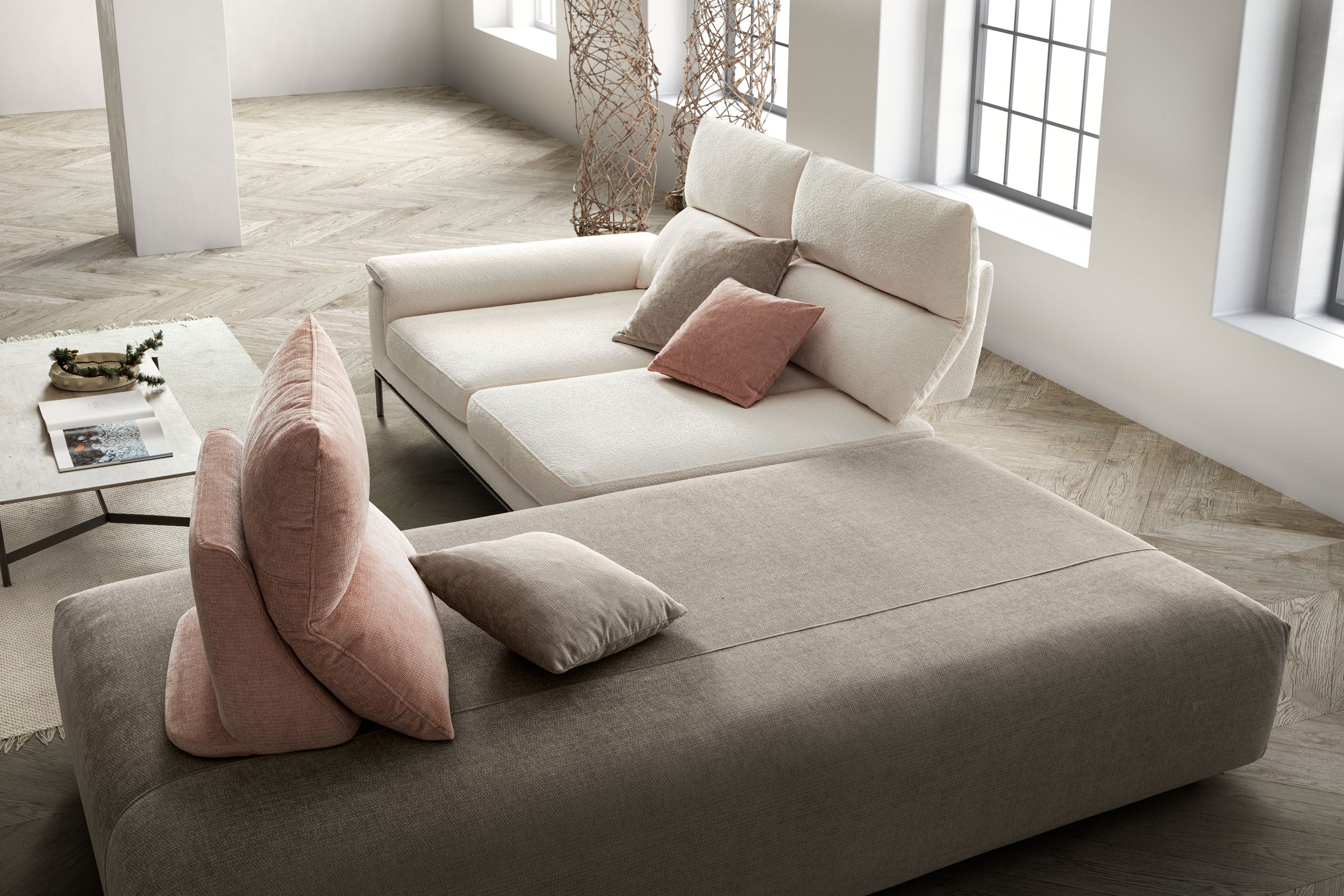 Divano moderno di design Asso