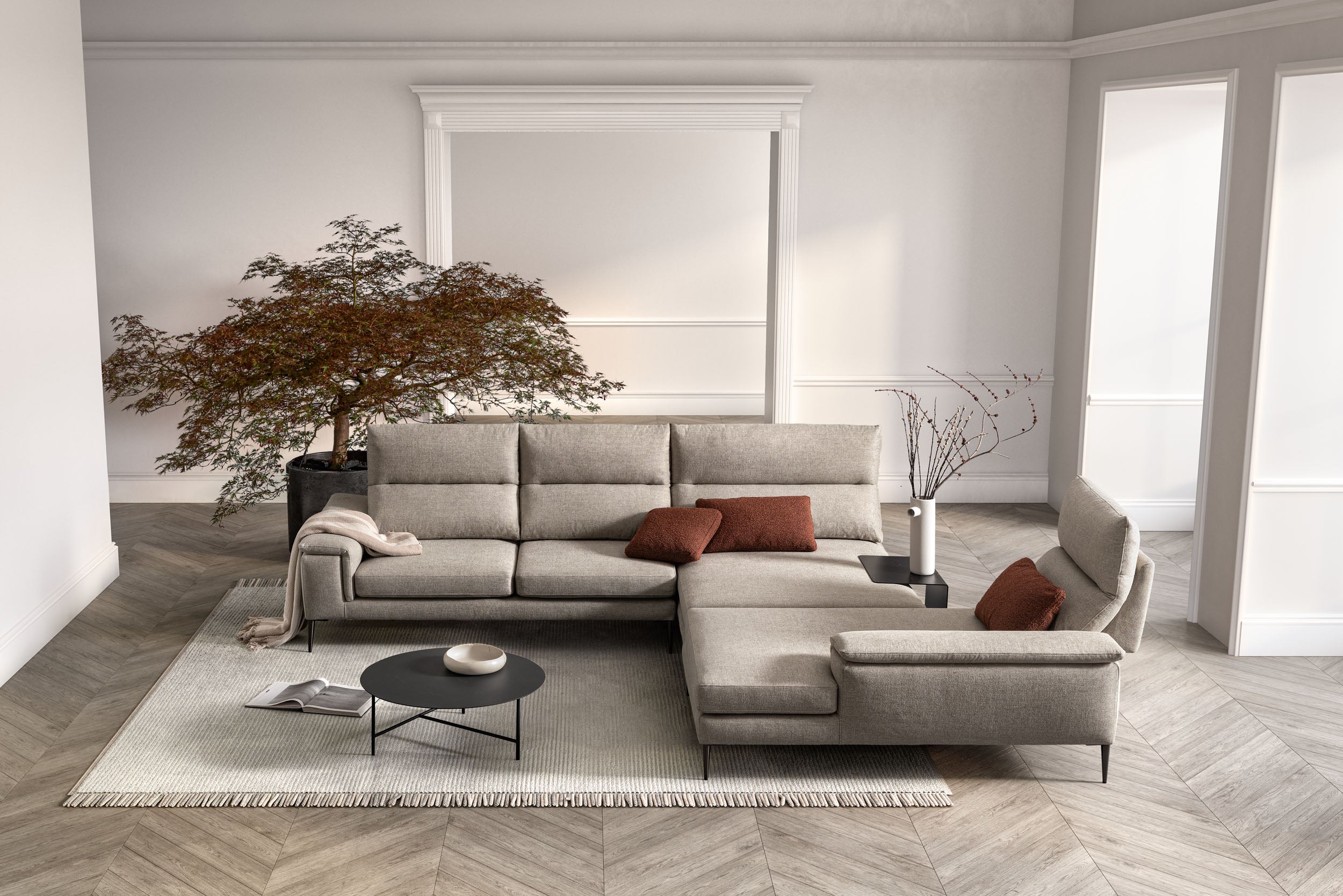 Divano moderno di design Asso