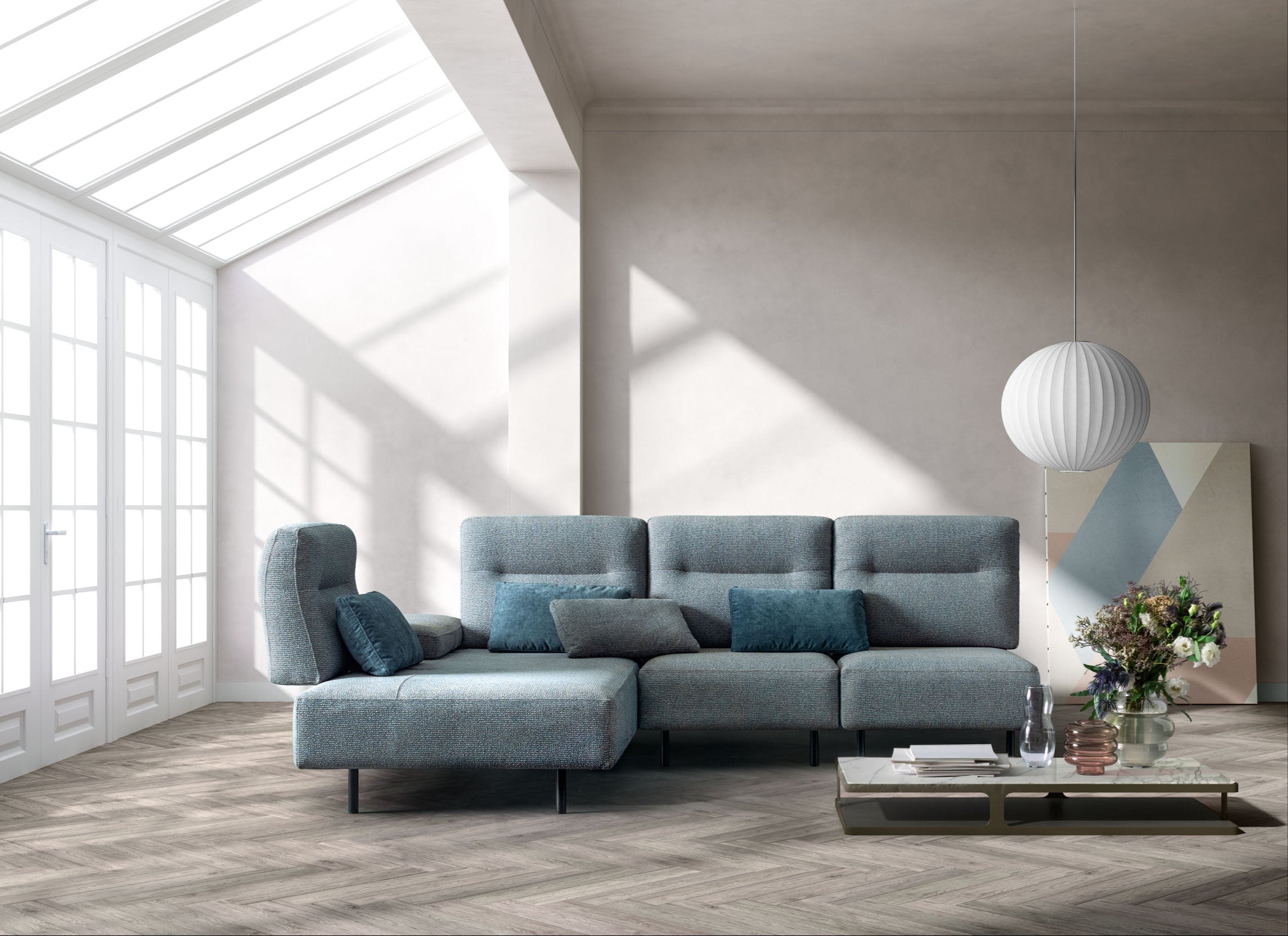 Divano moderno di design Diamante