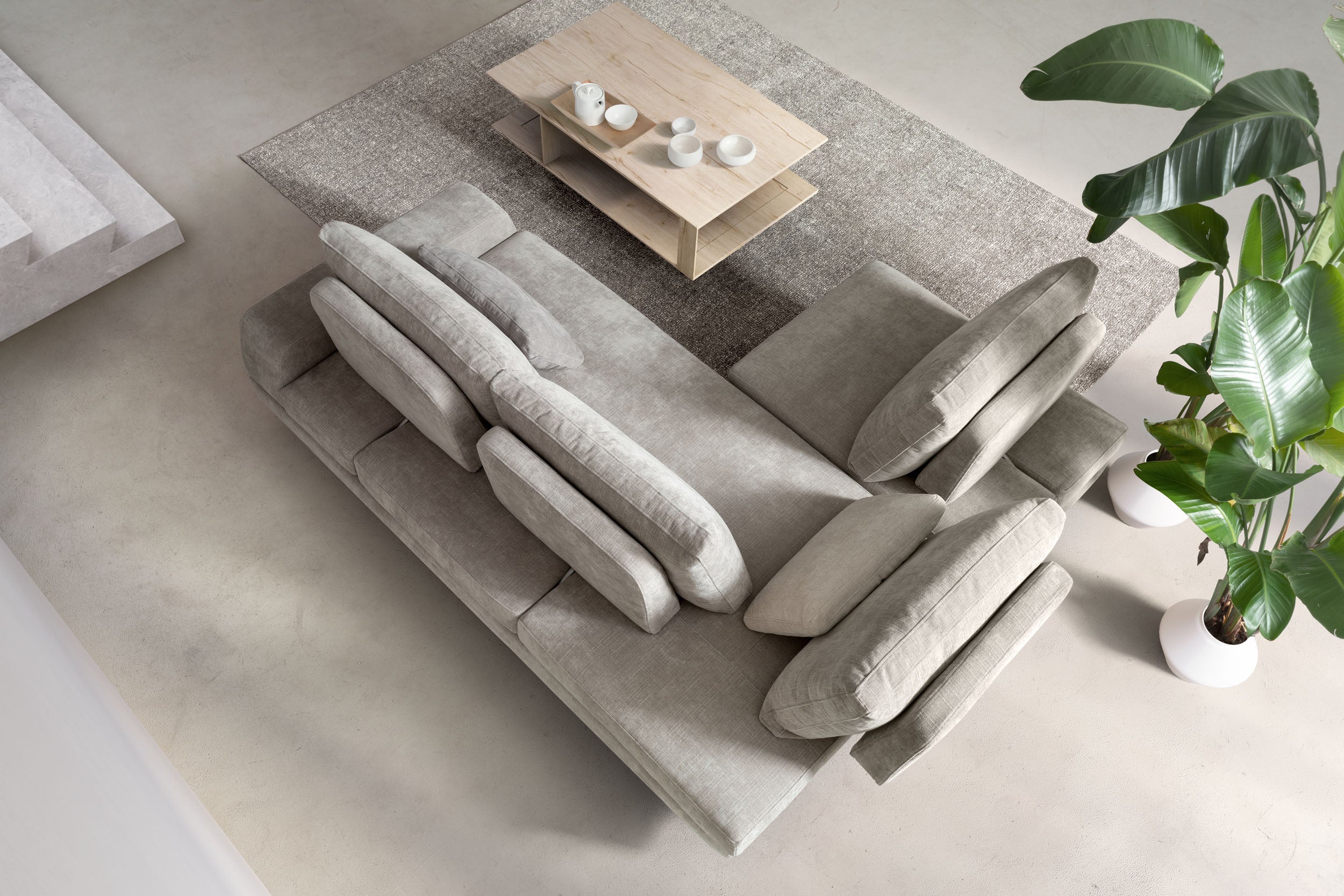 Divano moderno di design Meddy