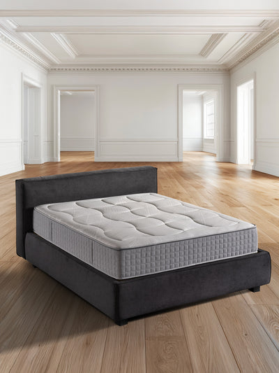 Carbon Gel Deluxe materasso laterale ambientato interni casa moderna