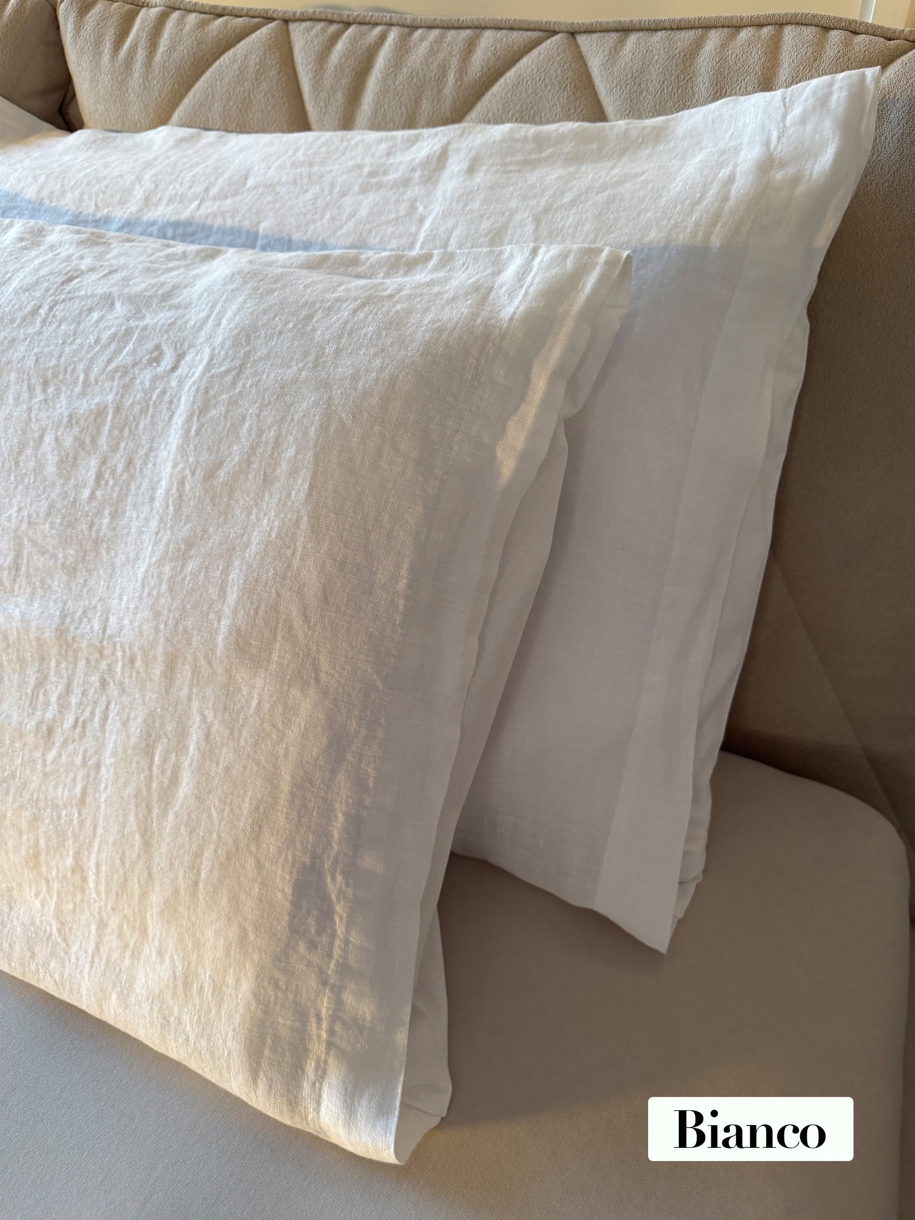Copripiumino Elegance Lino/Cotone No stiro parure