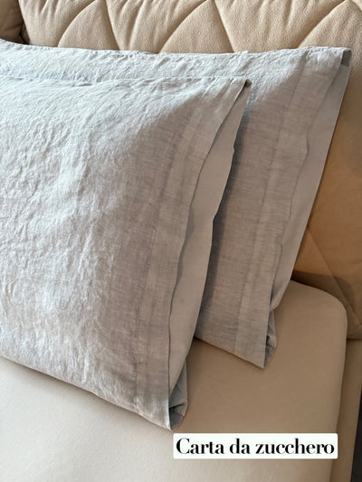 Copripiumino Elegance Lino/Cotone No stiro parure