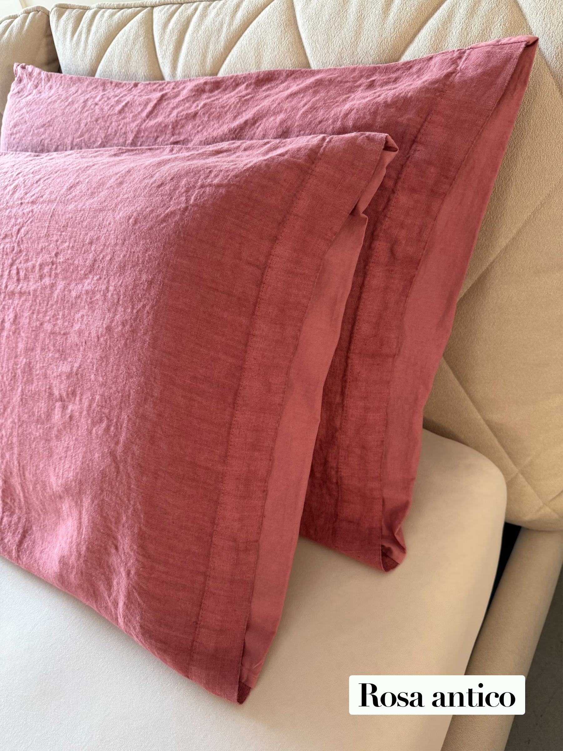 Copripiumino Elegance Lino/Cotone No stiro parure