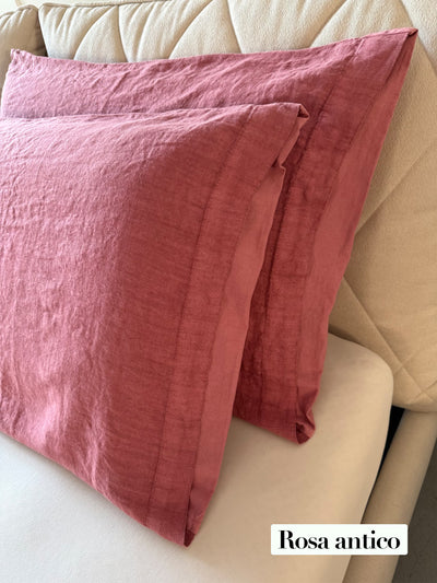Copripiumino Elegance Lino/Cotone No stiro parure