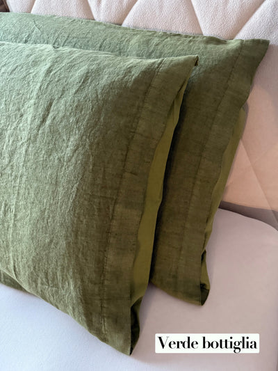 Copripiumino Elegance Lino/Cotone No stiro parure