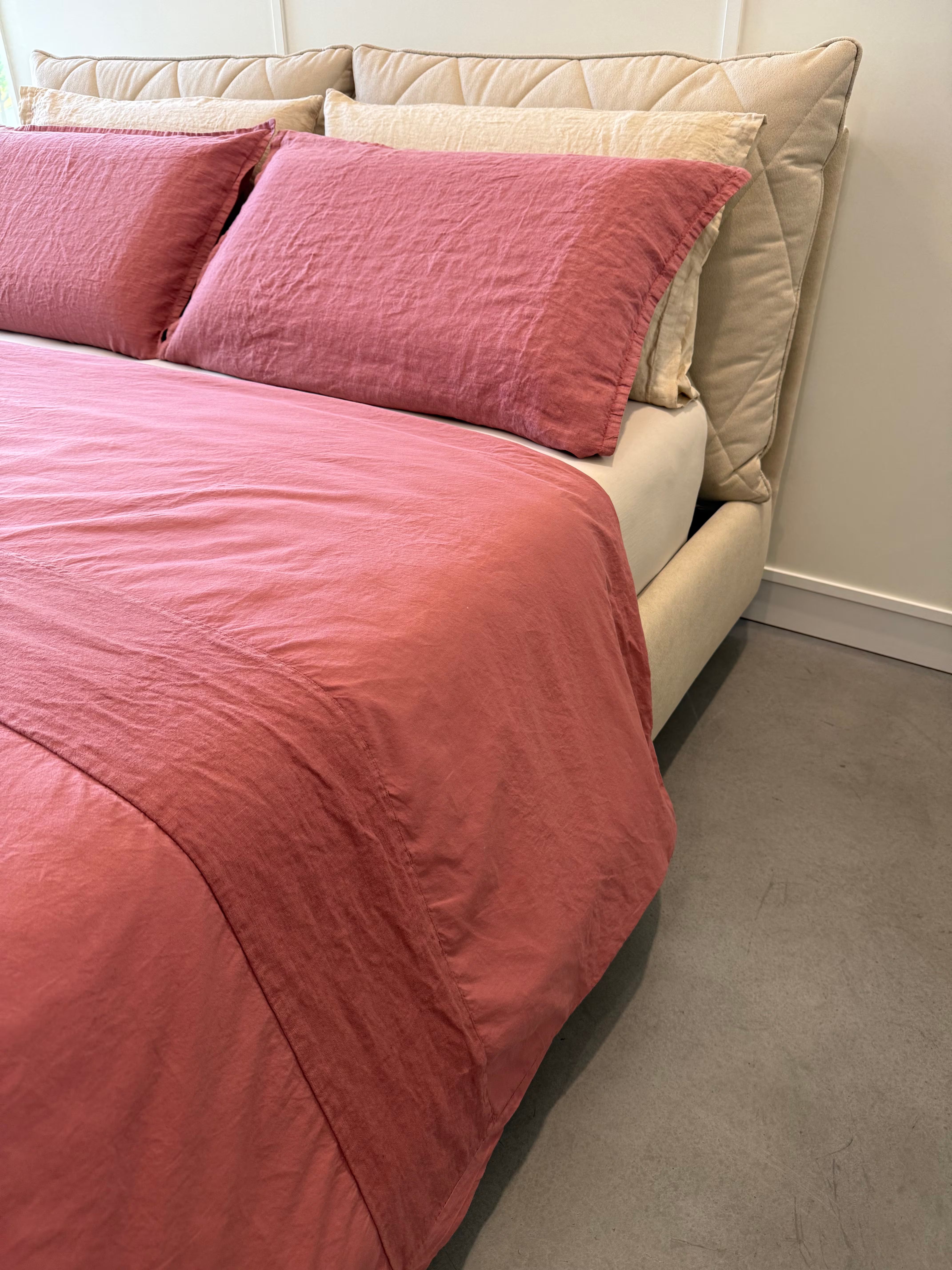 Copripiumino Elegance Lino/Cotone No stiro parure