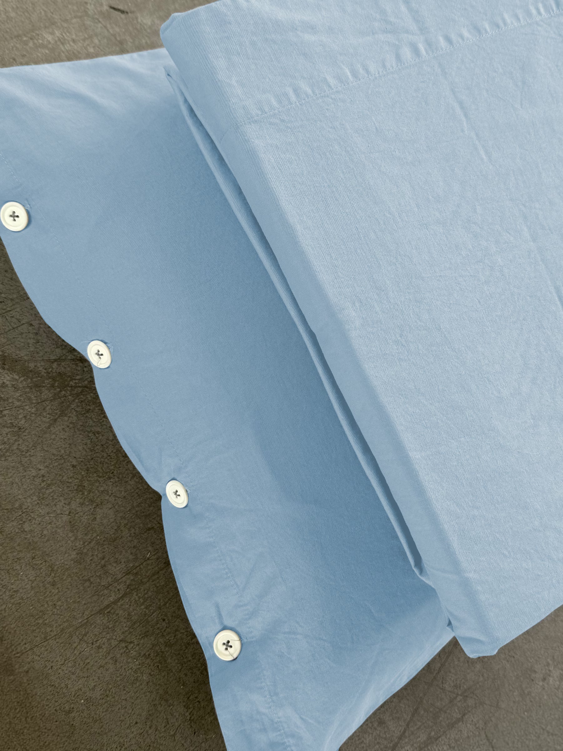 Copripiumino NO STIRO 100% Cotone StoneWash parure