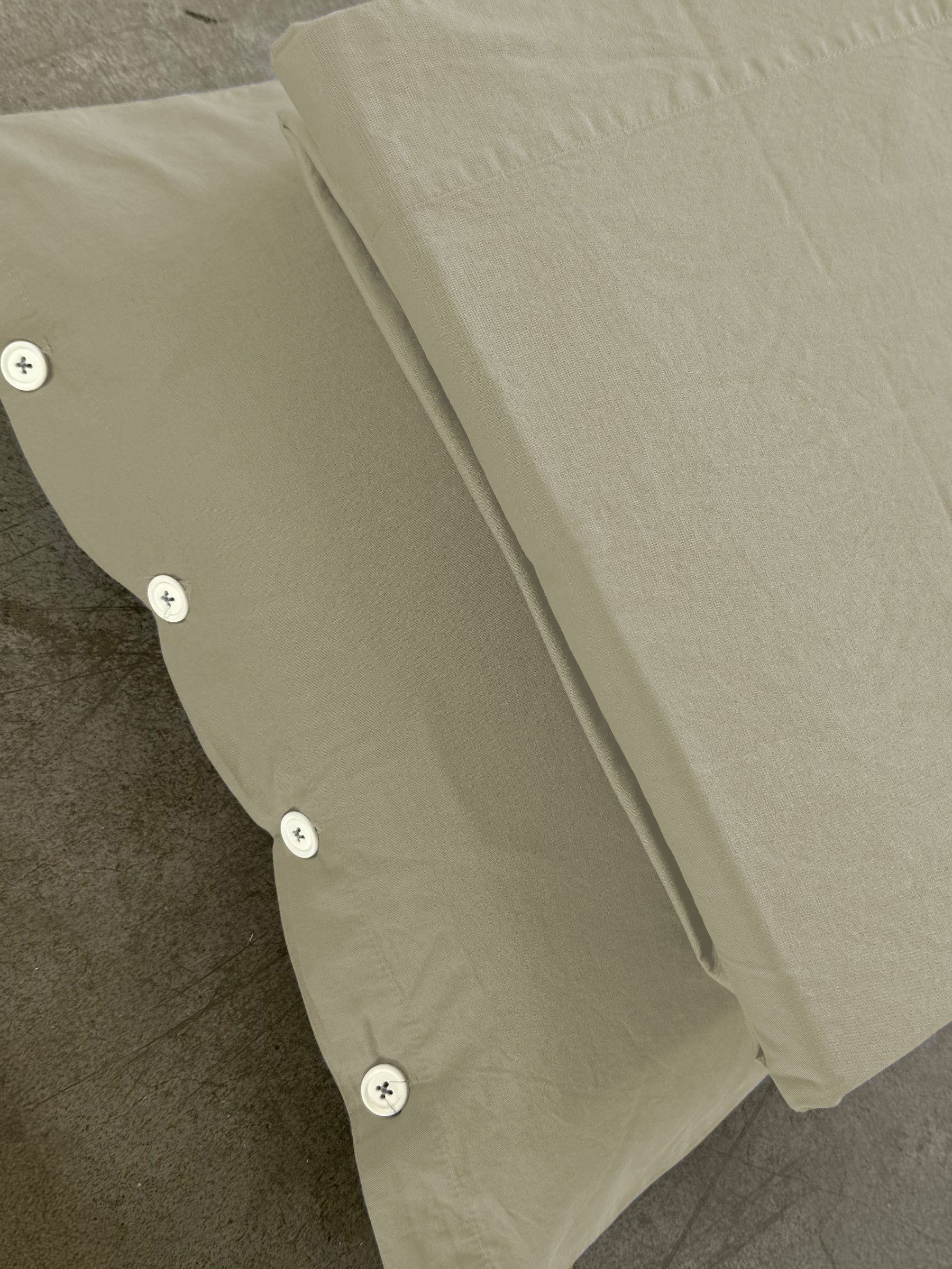 Lenzuola NO STIRO completo letto Cotone 100% StoneWash