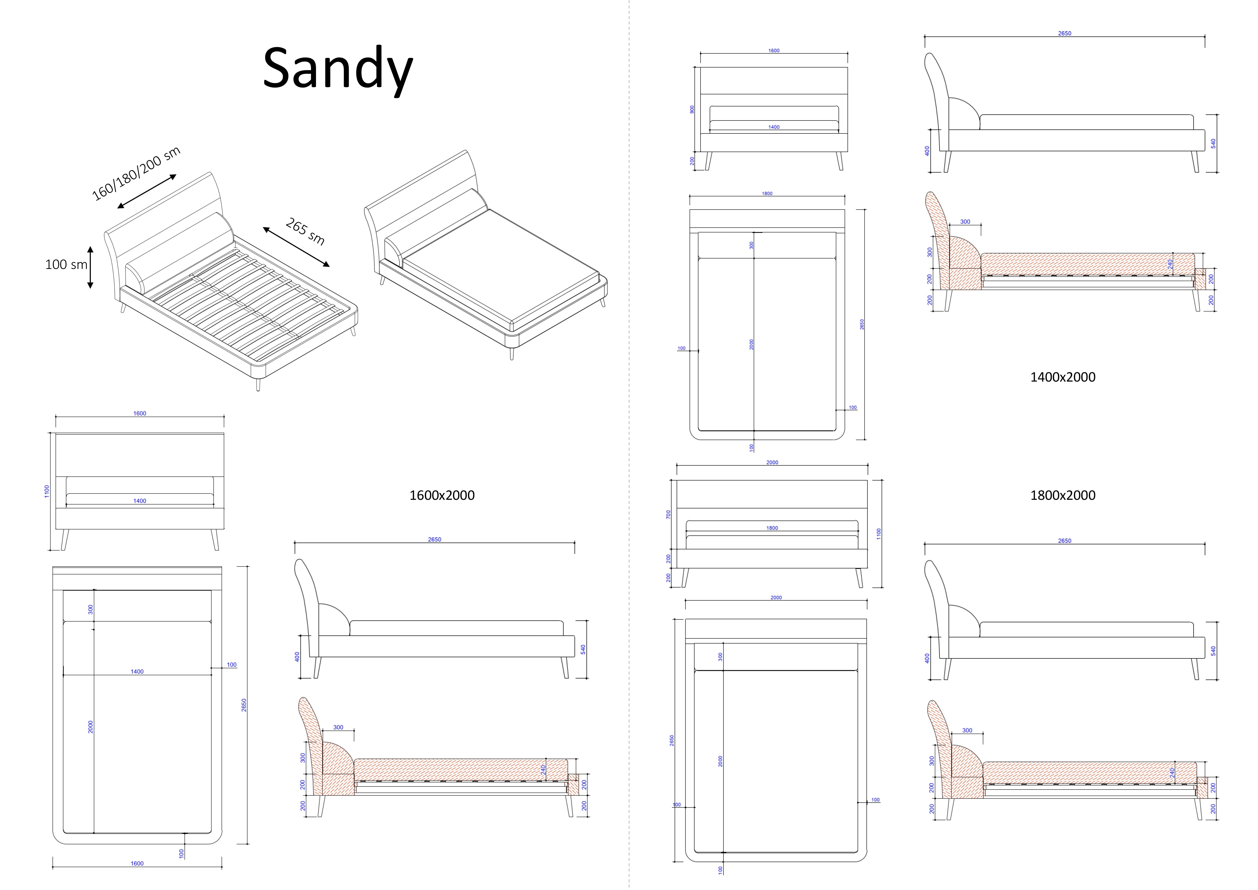 Sandy Bed