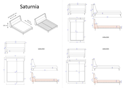 Saturnia Bed