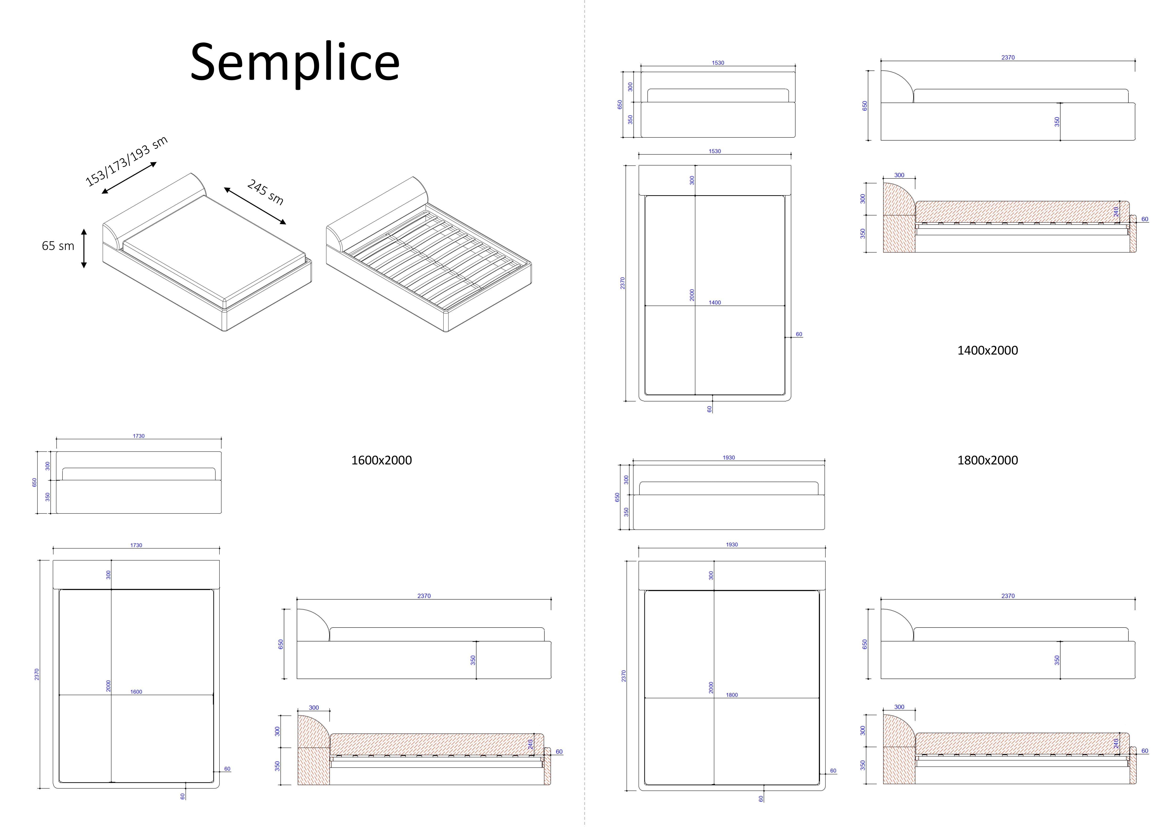 Semplice Bed