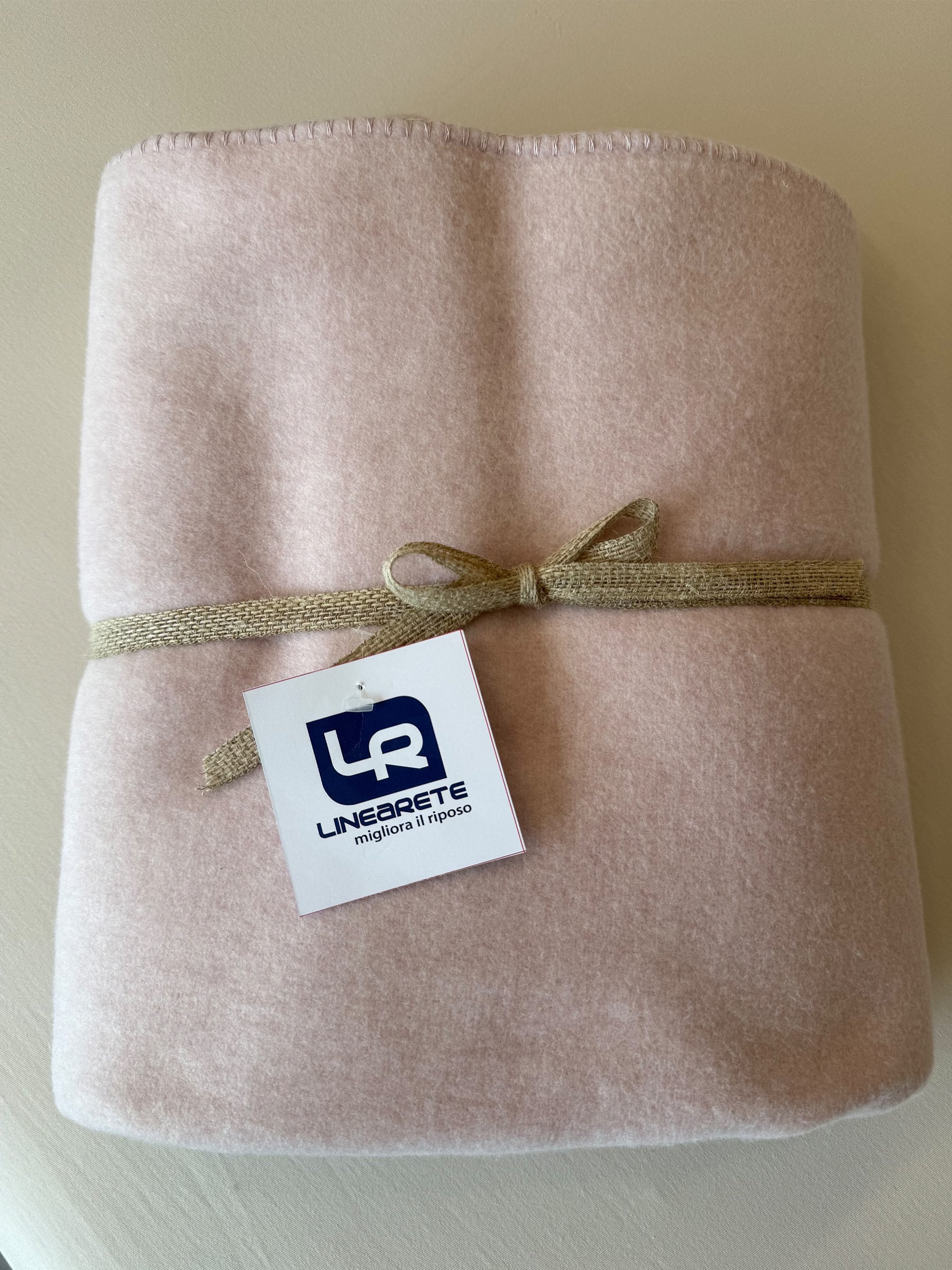Plaid/coperta bamboo punto cavallo
