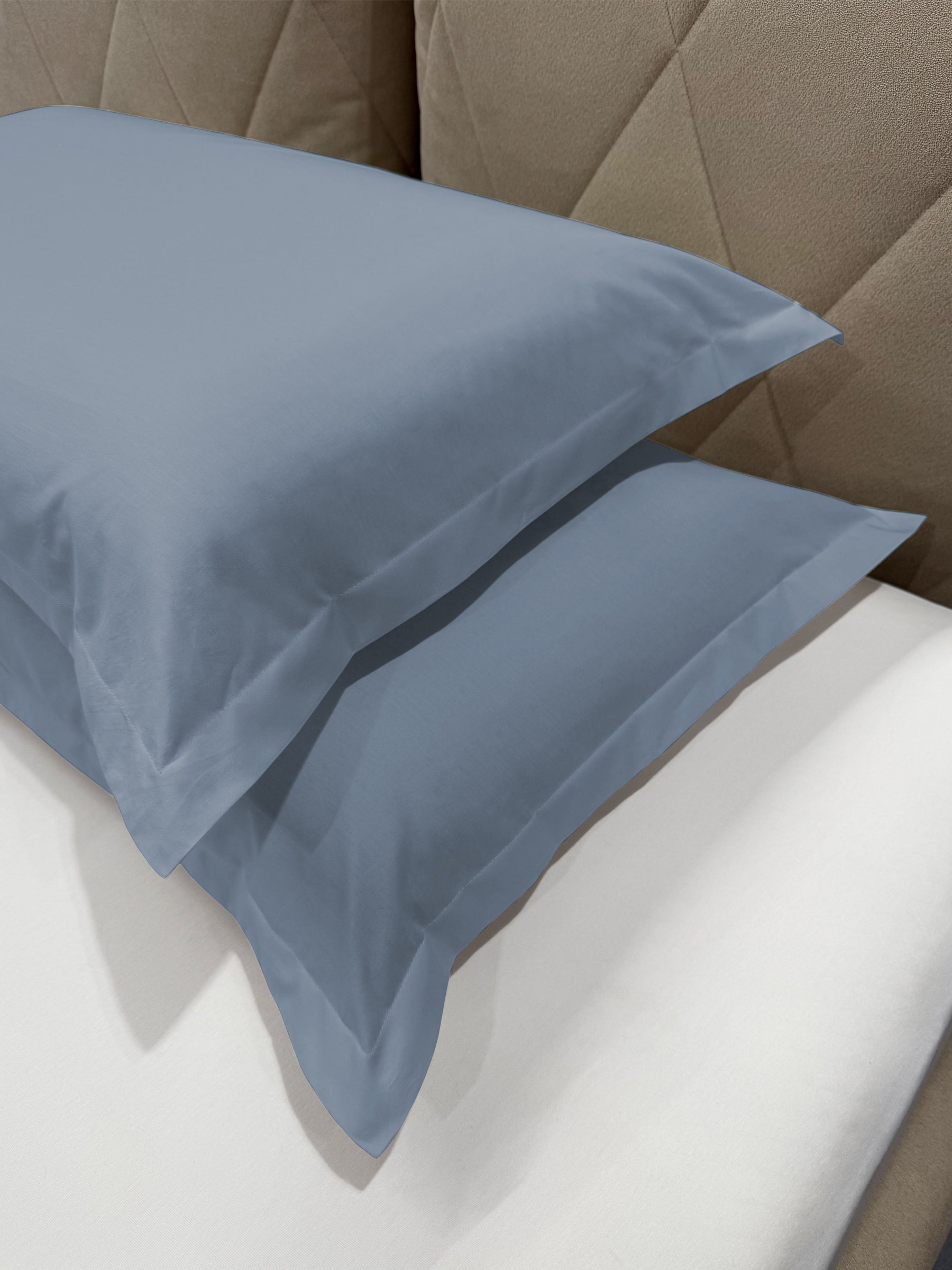 Federe cotone 100% finissimo con volant coppia