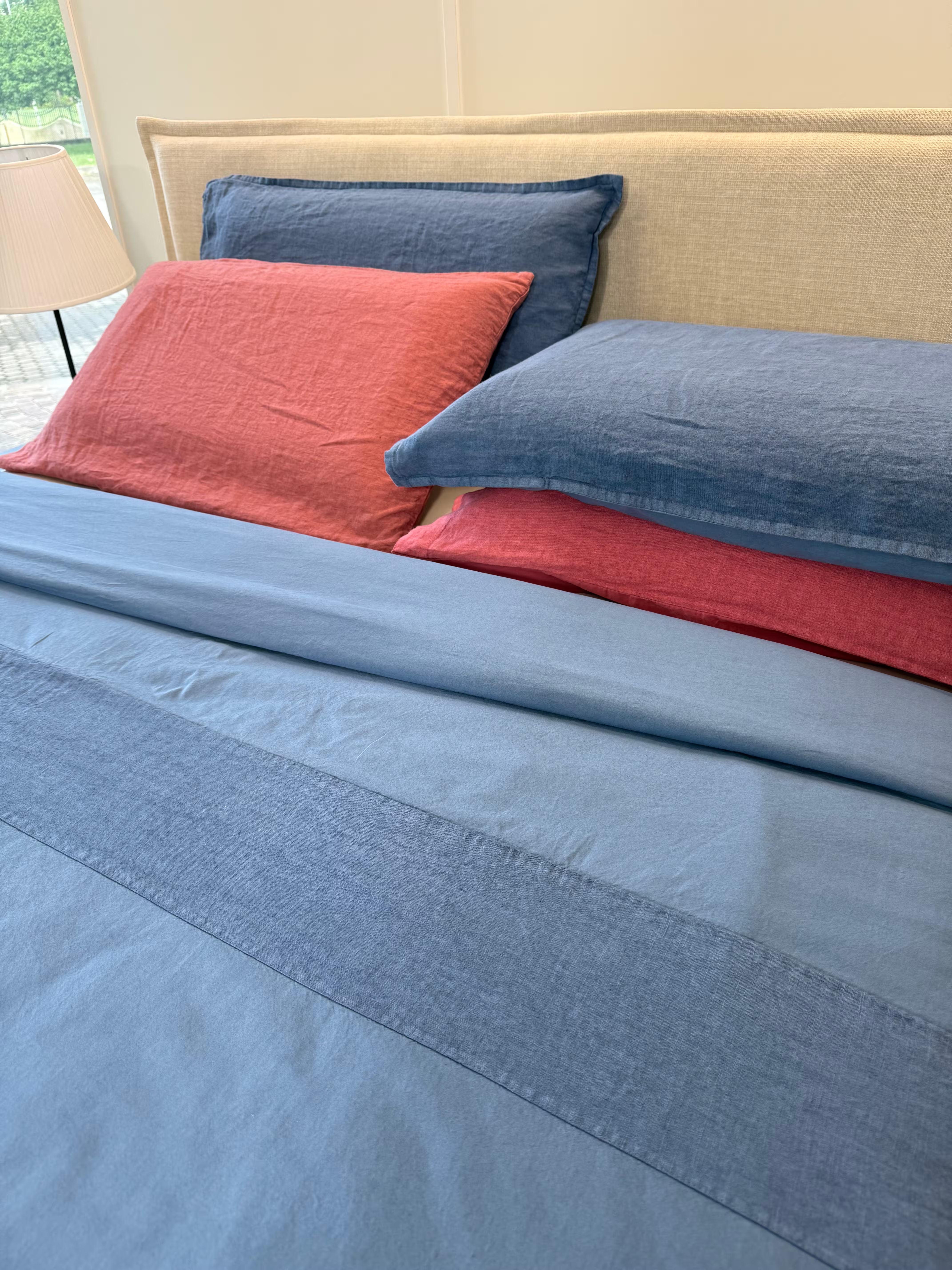 Copripiumino Elegance Lino/Cotone No stiro parure