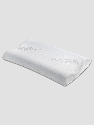 Guanciale memory CERVICALE DUETTO doppia portata con federa silver