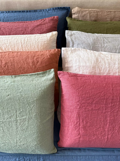 Federe Lino/cotone stropiccio no stiro coppia