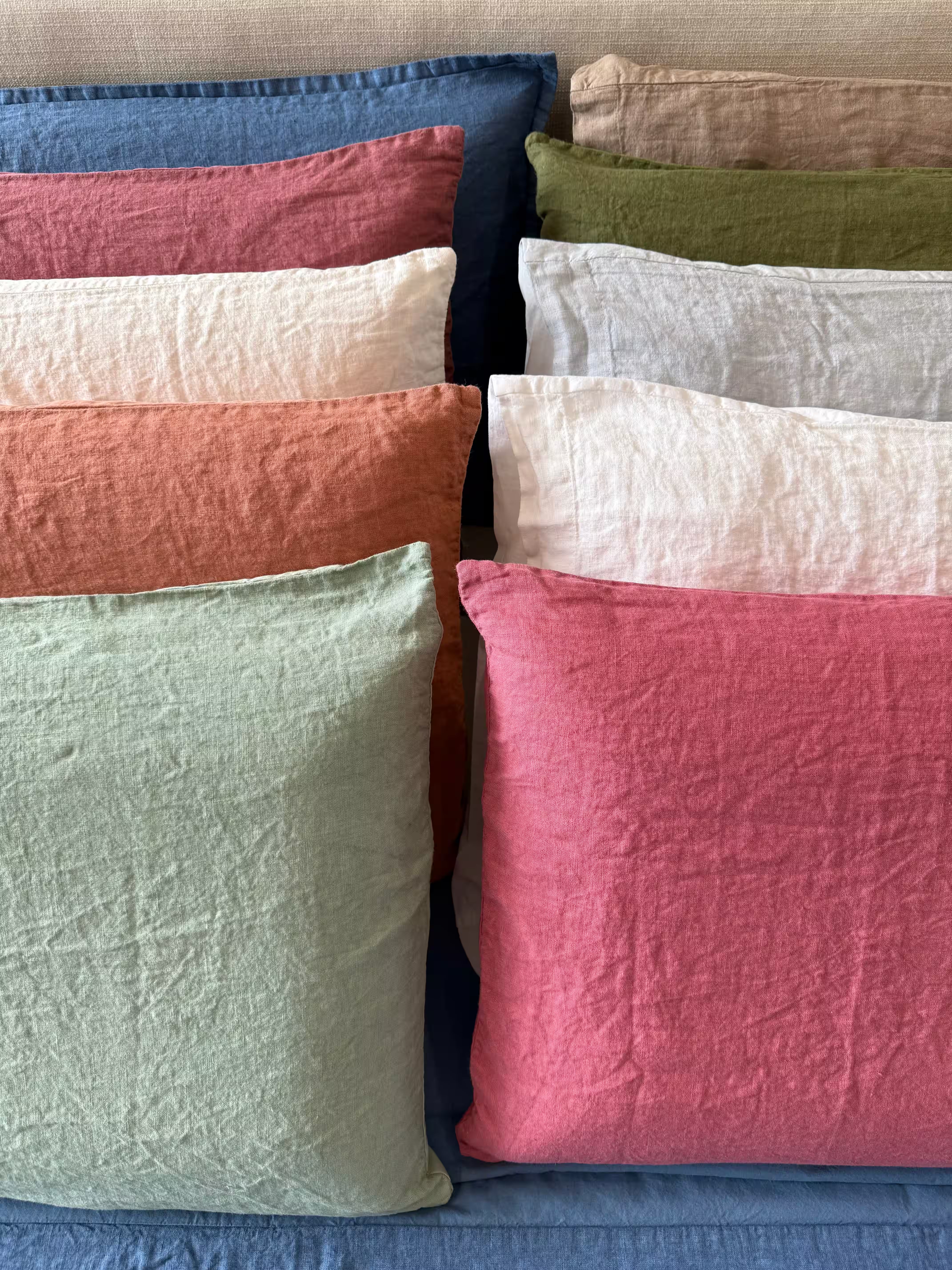 Federe Lino/cotone stropiccio no stiro coppia