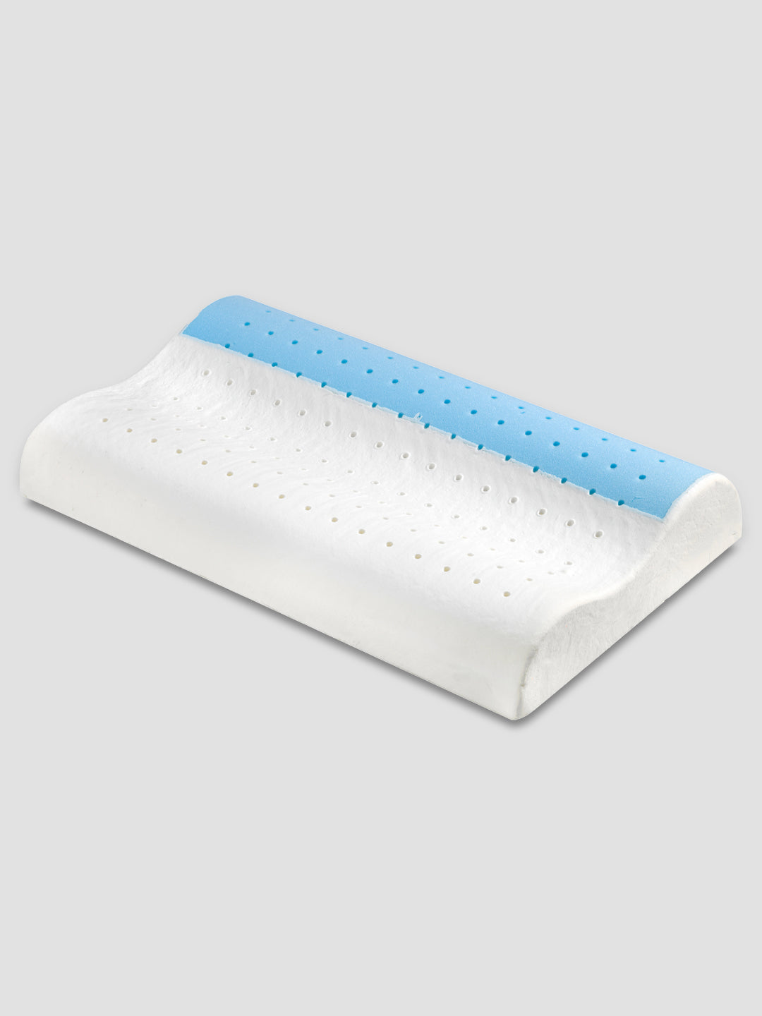 Guanciale memory CERVICALE DUETTO doppia portata con federa silver