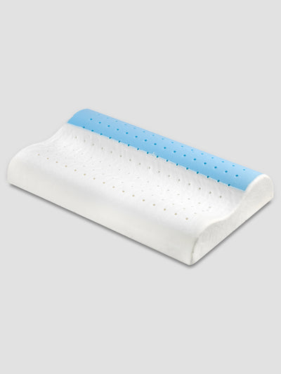 Guanciale memory CERVICALE DUETTO doppia portata con federa silver