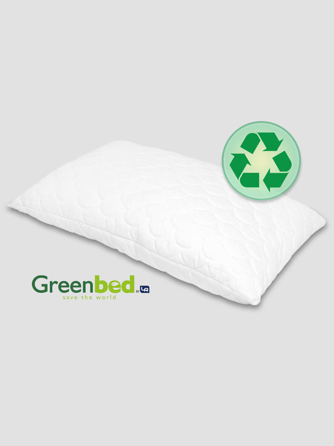 Guanciale green memory effetto piuma