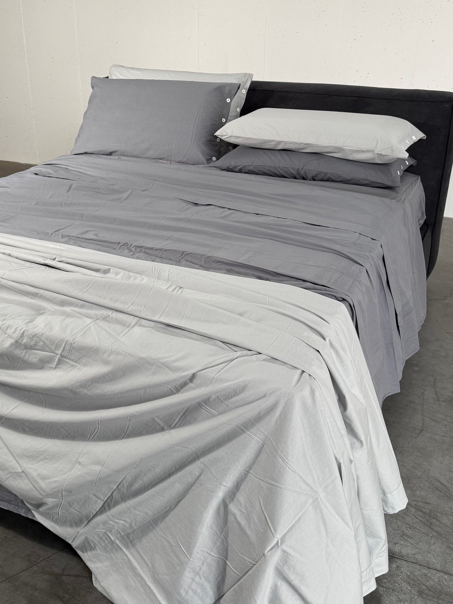 Copripiumino NO STIRO 100% Cotone StoneWash parure