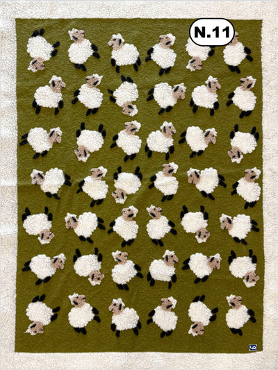 Plaid lana cotta fantasia 150x180