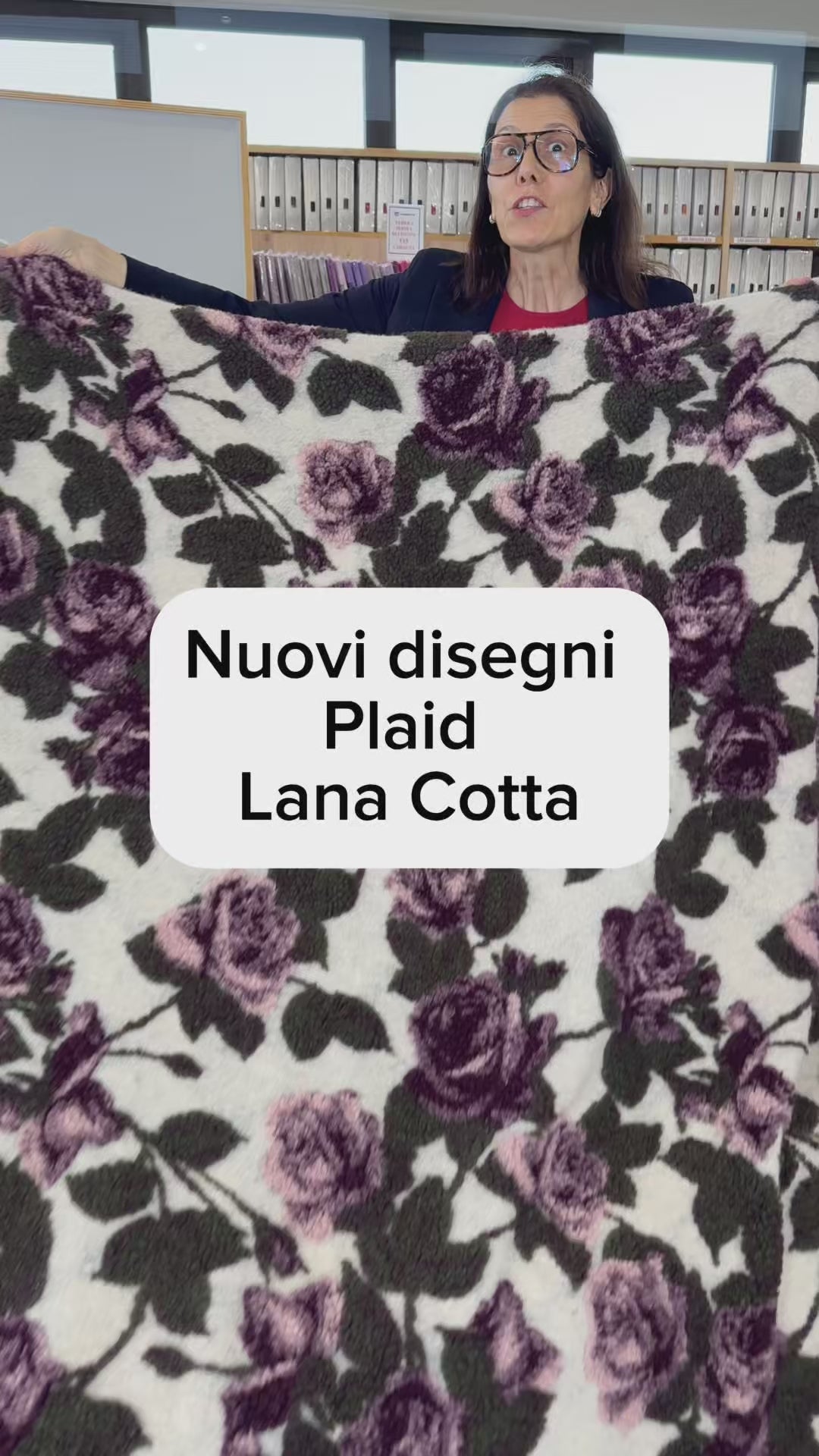 Plaid lana cotta fantasia
