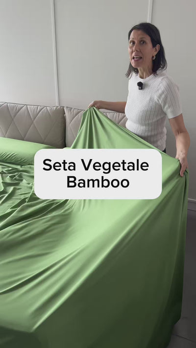 Lenzuola Bamboo Vegetale effetto Seta matrimoniale