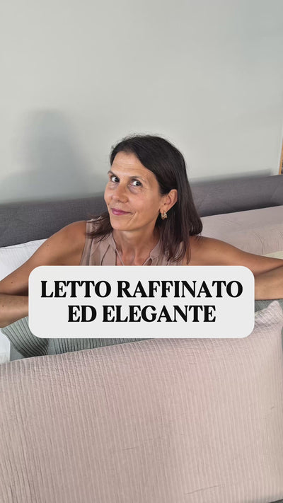 Lenzuola Raso Riga NO STIRO parure matrimoniale