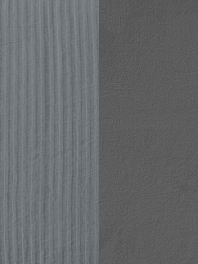 Copripiumino Raso Riga/Bisso mussola di cotone bicolor parure matrimoniale