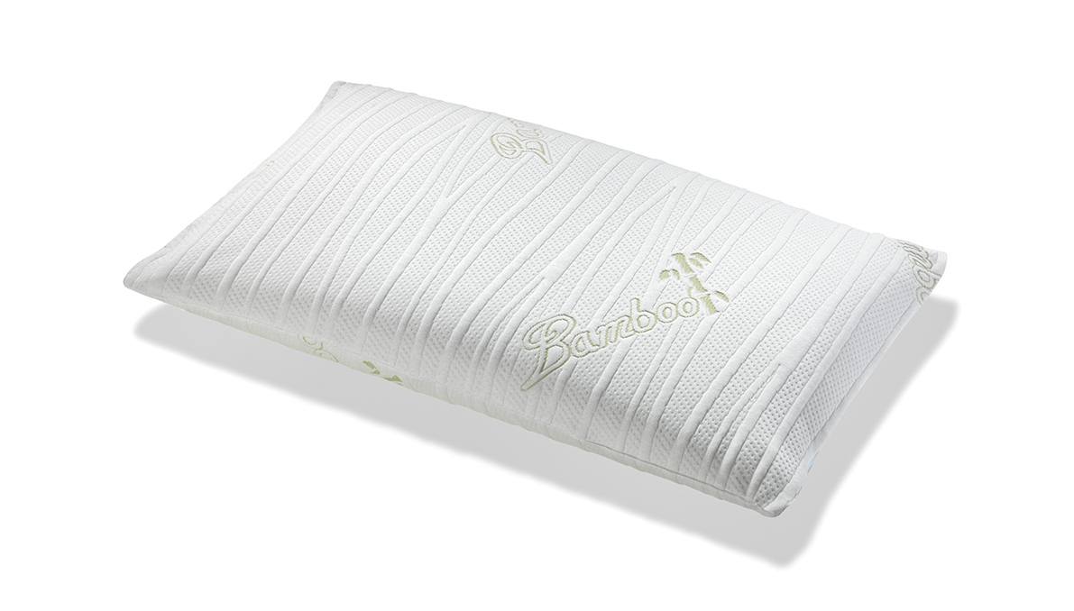 Fibra di bambù 100% fibra di bambù copertura cuscino morbido cuscino letto standard standard cuscino di sostegno parte notturna antibatterico anti-acaro bianco cuscino 50 75 cm 